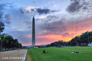 Sunset at Washington 