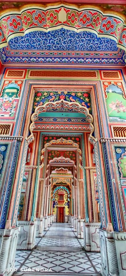 *My Picture of the day* -
Patrika gate - the interior. Filled with art and hand paintings done in Rajasthani style showcasing the palaces, forts, temples and rulers of Jaipur Rajasthan.
